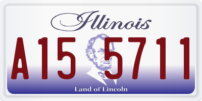 IL license plate A155711
