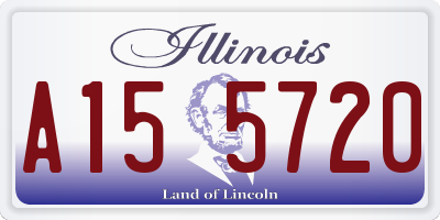 IL license plate A155720
