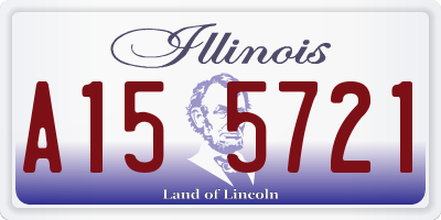 IL license plate A155721