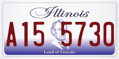 IL license plate A155730