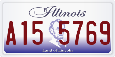 IL license plate A155769