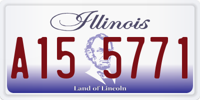 IL license plate A155771