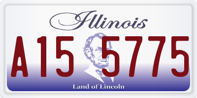 IL license plate A155775