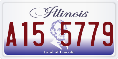 IL license plate A155779