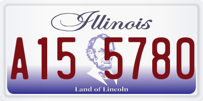 IL license plate A155780