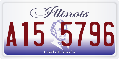 IL license plate A155796