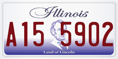 IL license plate A155902