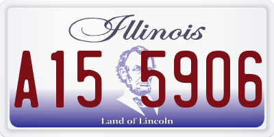 IL license plate A155906