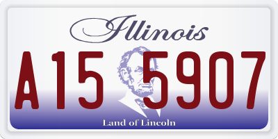 IL license plate A155907