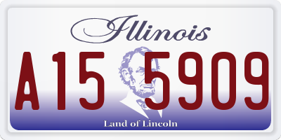 IL license plate A155909