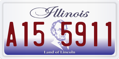 IL license plate A155911
