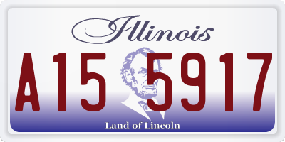 IL license plate A155917