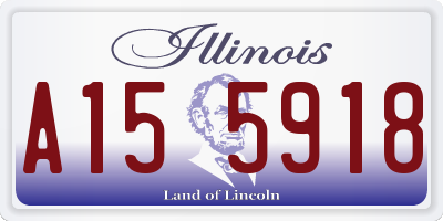 IL license plate A155918