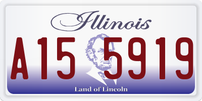 IL license plate A155919
