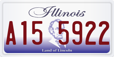 IL license plate A155922