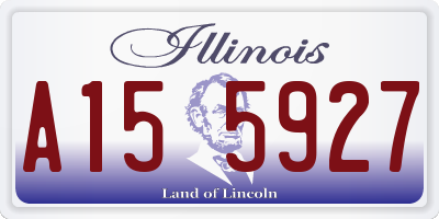 IL license plate A155927