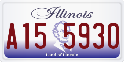 IL license plate A155930