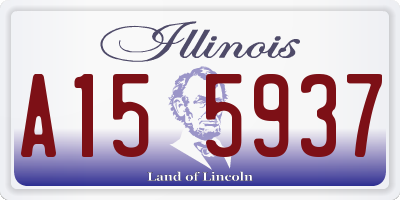 IL license plate A155937