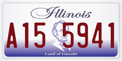 IL license plate A155941
