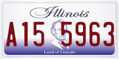 IL license plate A155963