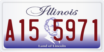 IL license plate A155971