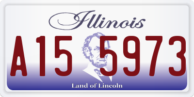 IL license plate A155973