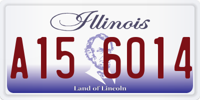 IL license plate A156014