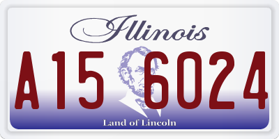 IL license plate A156024