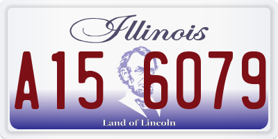 IL license plate A156079