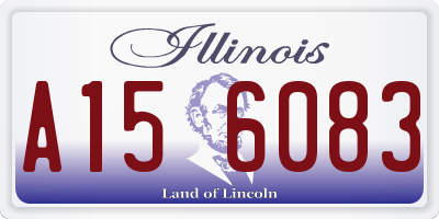 IL license plate A156083