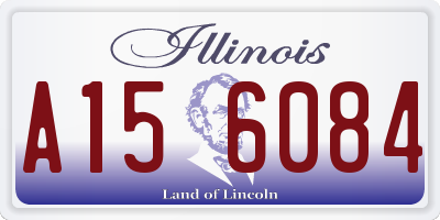 IL license plate A156084