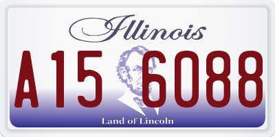 IL license plate A156088