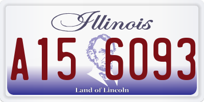 IL license plate A156093