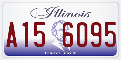 IL license plate A156095