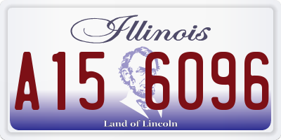 IL license plate A156096