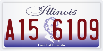 IL license plate A156109