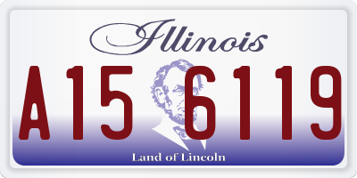 IL license plate A156119