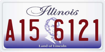 IL license plate A156121