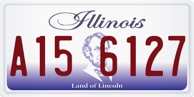 IL license plate A156127