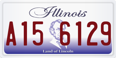 IL license plate A156129