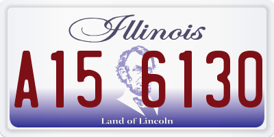 IL license plate A156130