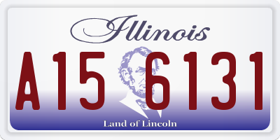 IL license plate A156131