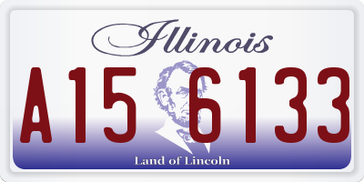 IL license plate A156133