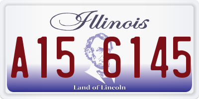 IL license plate A156145