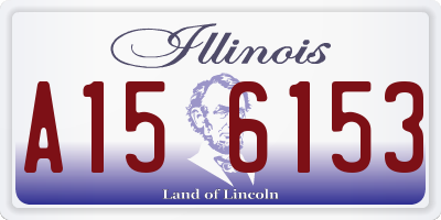 IL license plate A156153
