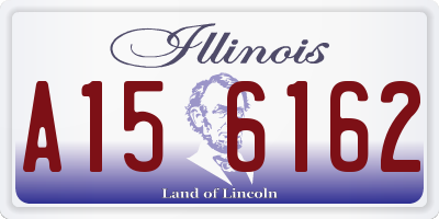 IL license plate A156162