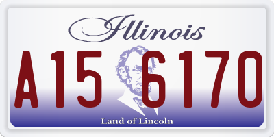 IL license plate A156170