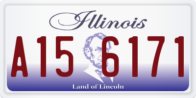 IL license plate A156171