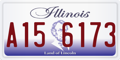 IL license plate A156173