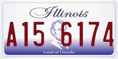IL license plate A156174